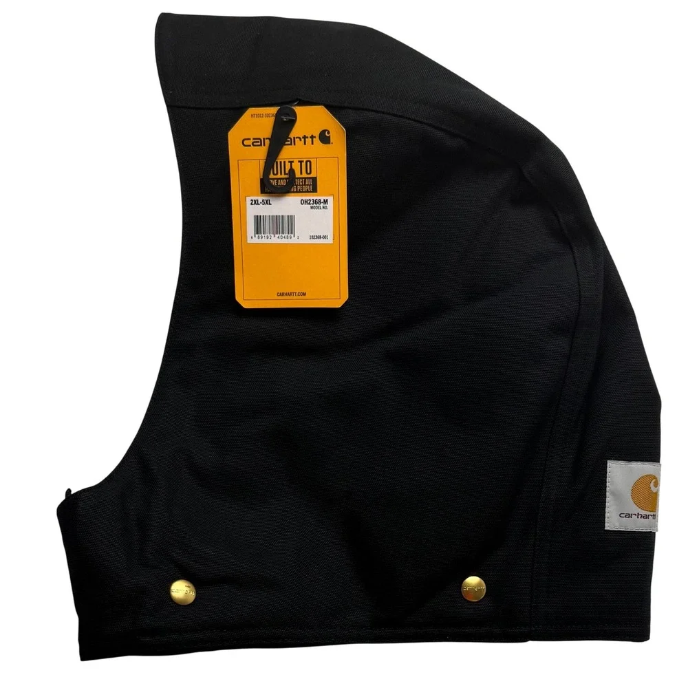 Carhartt‎ Firm Duck Insulated Hood Black Arctic Weight 2XL-5XL NWT